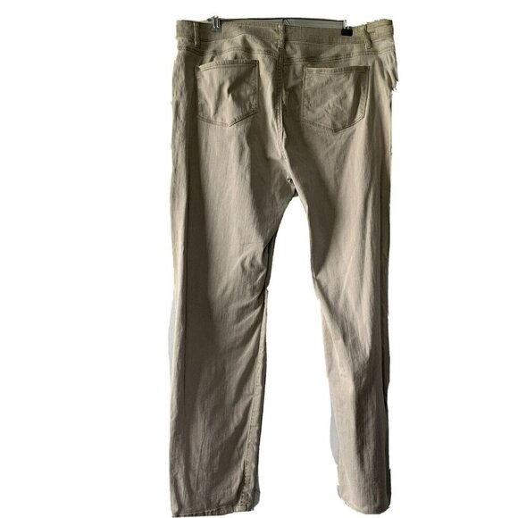 J Jill Pants 14 Tan Pants Stretch Slim Boyfriend Straight Fit Size 14 - Picture 3 of 6